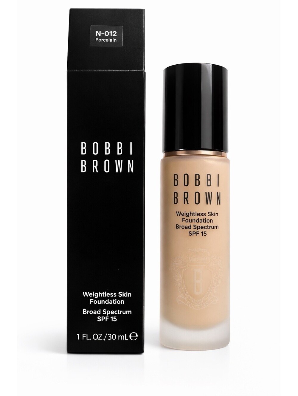 Bobbi Brown Skin Long-Wear Weightless Foundation SPF15 N-012 PORCELAIN 1.0oz